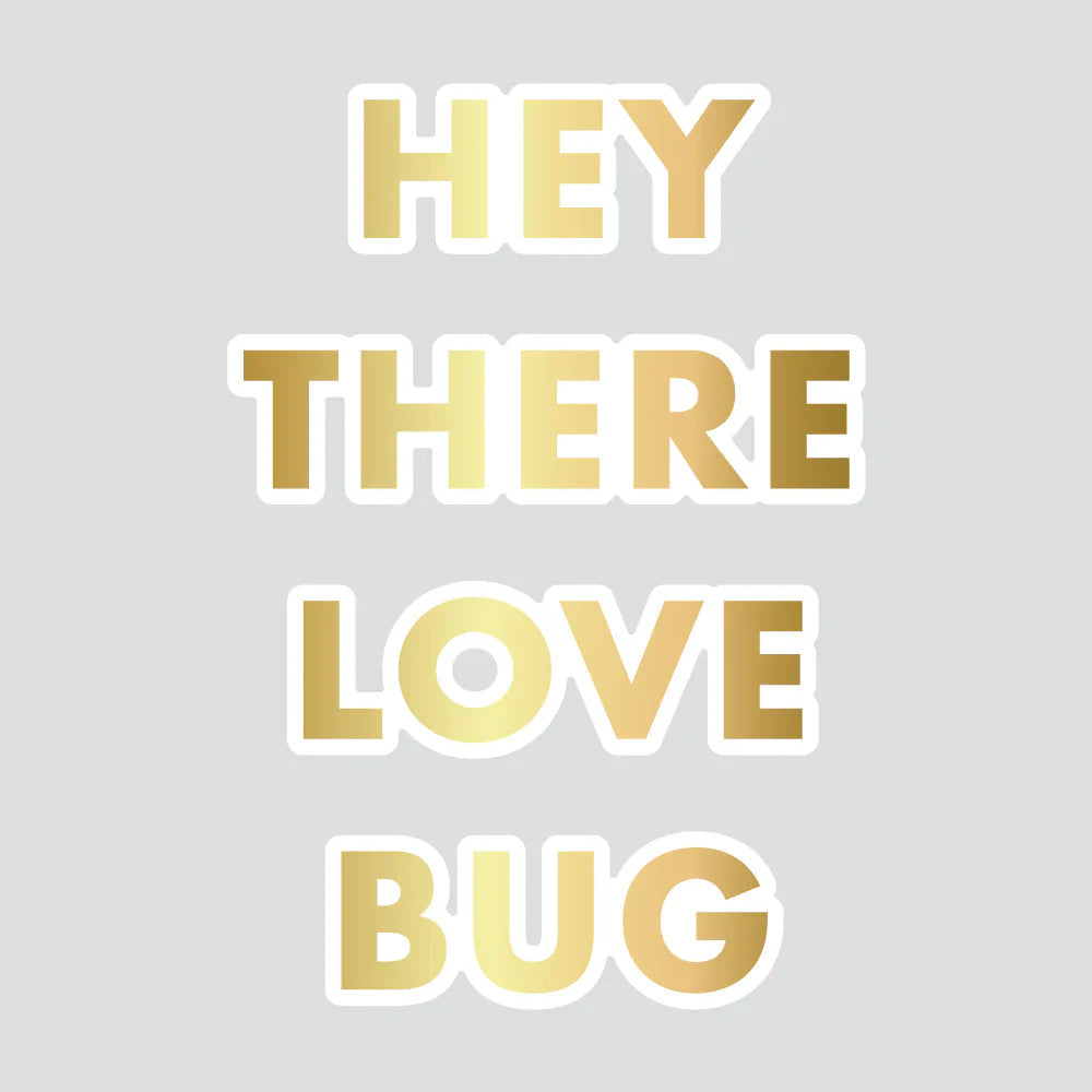 Love Bug Foil Plate - RETIRING