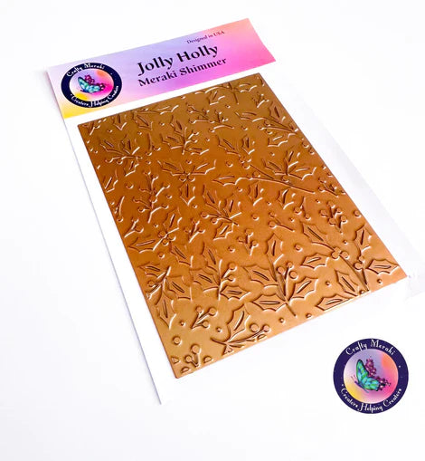 Jolly Holly Hot Foil Plate*