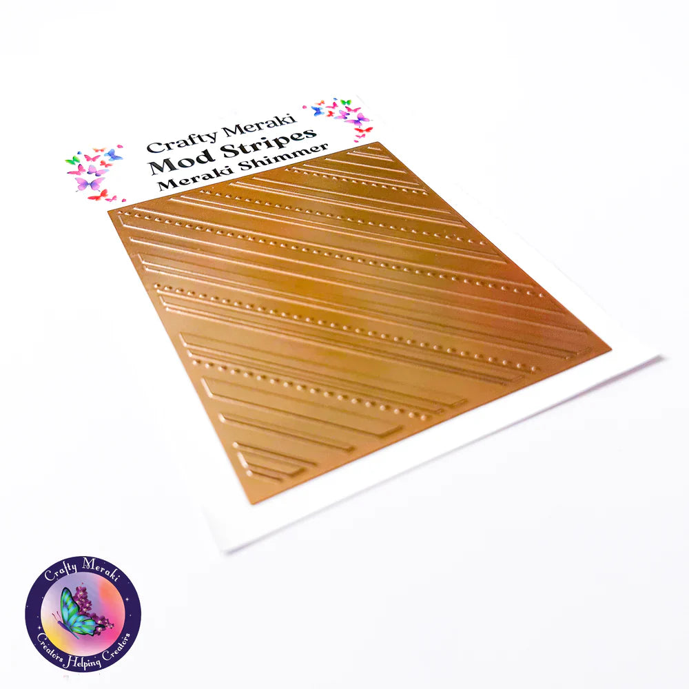 Mod Stripes Hot Foil Plate*