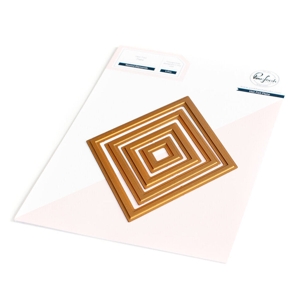 Nested Diamonds hot foil - RETIRING