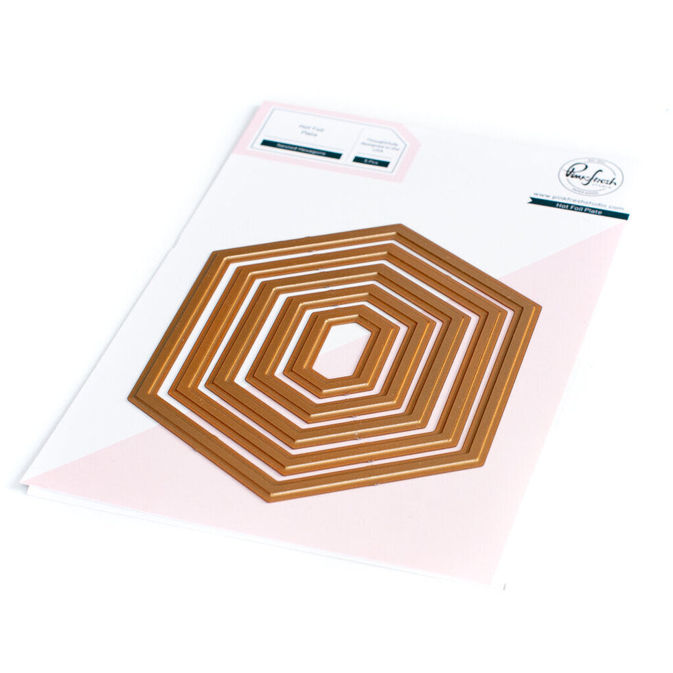 Nested Hexagons hot foil - RETIRING