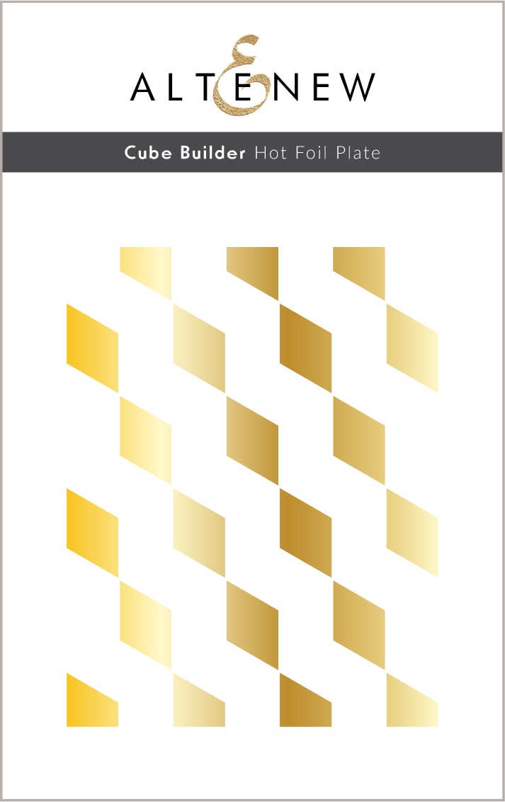 Cube Builder Hot Foil Plate