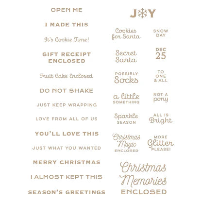 Christmas Magic Glimmer Hot Foil Plate from the Tinsel Time Collection