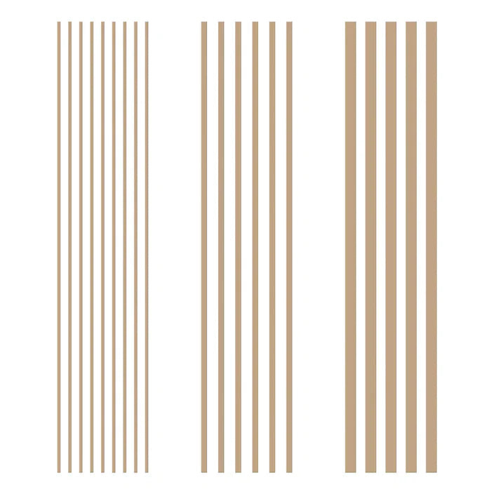 Modern Stripes Glimmer Hot Foil Plate from the Photosynthesis Collection by Simon Hurley