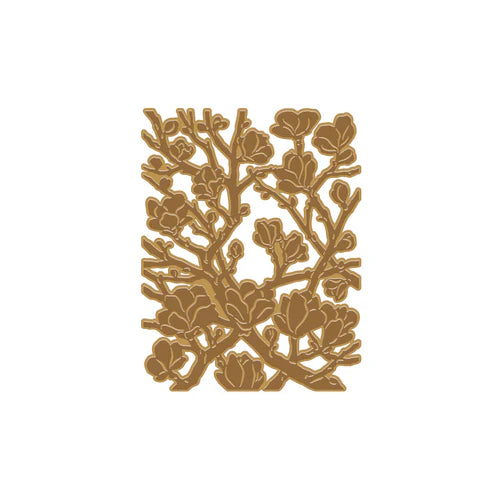 Magnolia Branches Hot Foil Plate (E)