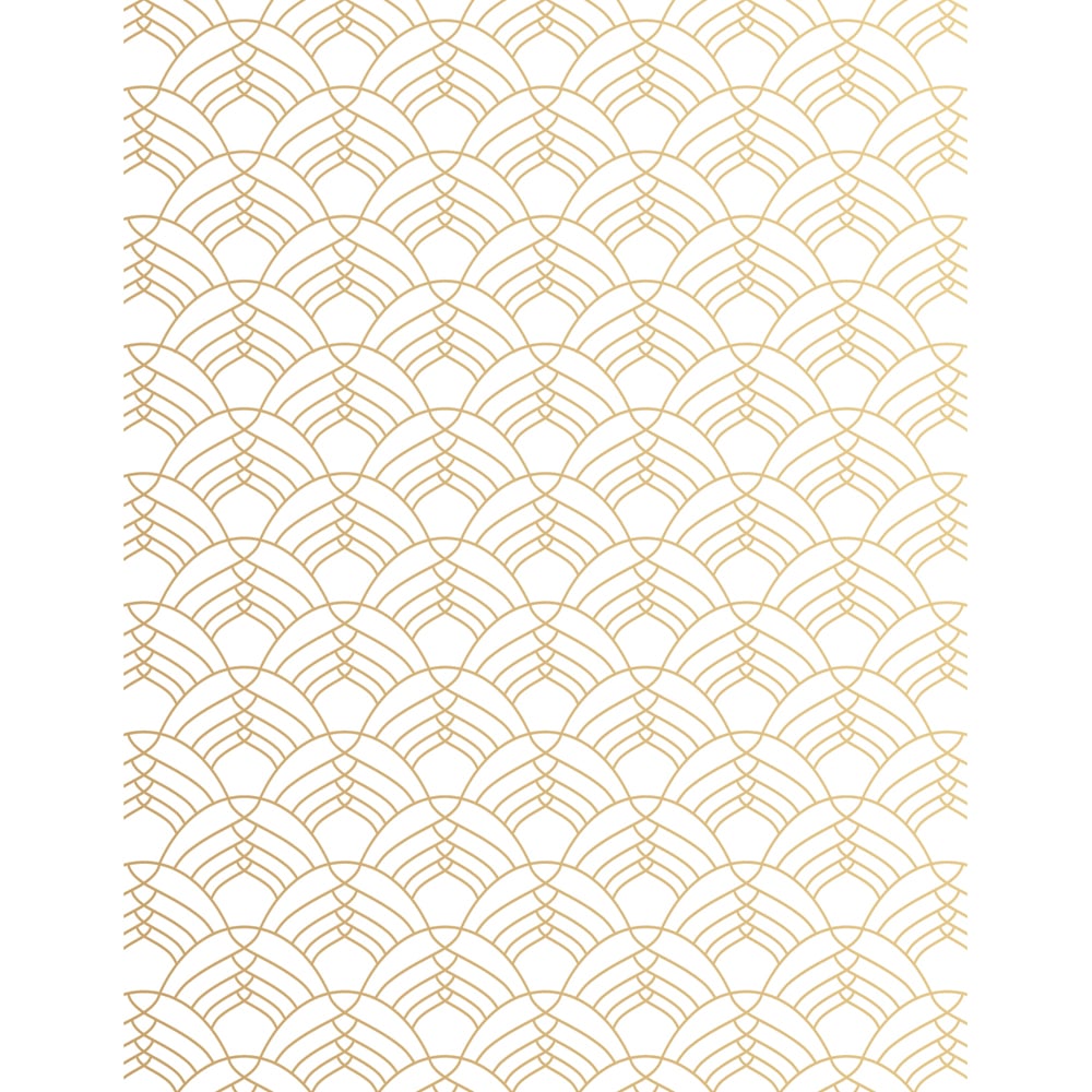 Deco Shells Hot Foil Plate