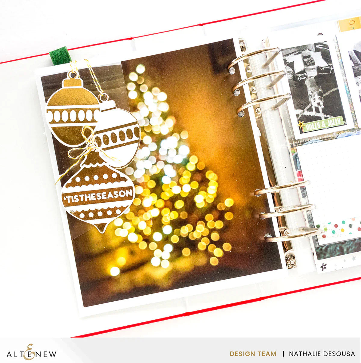 Jolly Ornaments Hot Foil Plate Set