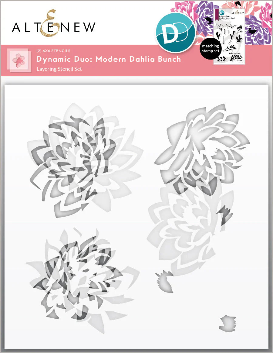 Dynamic Duo: Modern Dahlia & Add-on Die Bundle