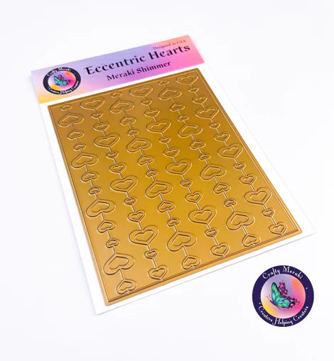 Eccentric Hearts Hot Foil Plate*
