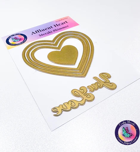 Affluent Heart Hot Foil Plate*
