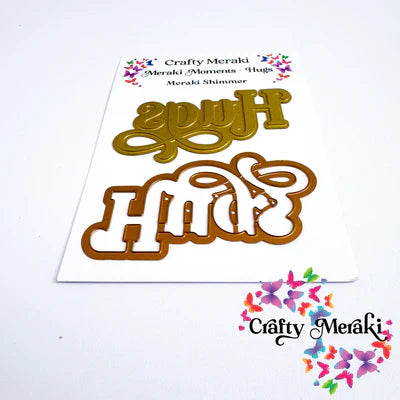 Meraki Moments Hugs Hot Foil Plate and Die Combo*
