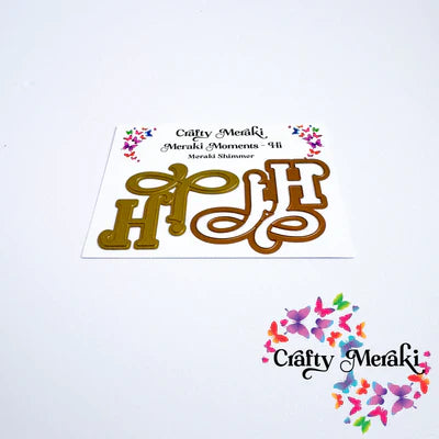 Meraki Moments Hi Hot Foil Plate and Die Combo*
